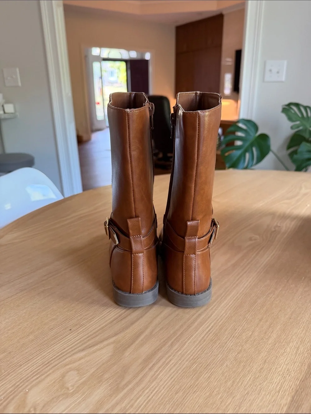 Gymboree Little Essentials Tan Tall Riding Boots Girls 13